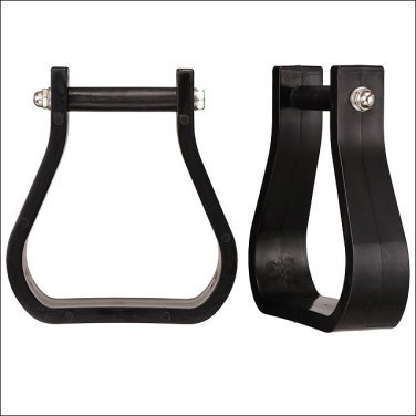 TOUGH 1 ROYAL KING SUPER POLYMER HORSE ADULT STIRRUPS W/ 2 1/2" NECK