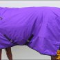 72 in HILASON 1200D RIPSTOP WATERPROOF POLY TURNOUT HORSE WINTER SHEET PURPLE