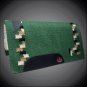 MADE IN USA HILASON WESTERN WOOL SHOCK BUSTER SADDLE BLANKET PAD HUNTER GREEN