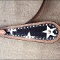 S2 HILASON WESTERN BRIDLE LEATHER HORSE HEADSTALL BREAST COLLAR HAND PAINT CARDS