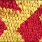 FEP115 HILASON WESTERN NEW ZEALAND WOOL HORSE SADDLE BLANKET RED YELLOW