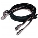 KORSTEEL POW TOM THUMB MEN SPURS WITH STRAPS 1/4"" NECK