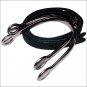 KORSTEEL POW TOM THUMB MEN SPURS WITH STRAPS 1/4"" NECK