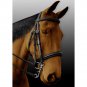 PI10BK-F ENGLISH DRESSAGE BRIDLE PADDED EXTREMELY COMFORTABLE W/ REINS SIZE FULL