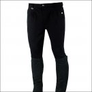 52 SIZE HORZE MEN COTTON KNITTED HORSE RIDING SELF PATCH BREECHES BLACK