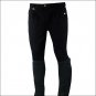 52 SIZE HORZE MEN COTTON KNITTED HORSE RIDING SELF PATCH BREECHES BLACK