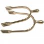 HILASON STAINLESS STEEL 1 inch (25MM) NECK DRESSAGE LADIES SPUR