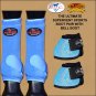 MEDIUM TURQUOISE HILASON HORSE FRONT LEG SPORTS BOOT PROFESSIONAL CHOICE BELL