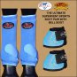 MEDIUM TURQUOISE HILASON HORSE FRONT LEG SPORTS BOOT PROFESSIONAL CHOICE BELL