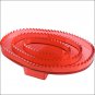 LARGE HORZE WESTERN TACK FLEXIBLE RUBBER HORSE TRANSPARENT CURRY COMB