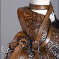 WD077ADB-F HILASON BIG KING HIGH BACK WESTERN WADE RANCH ROPING COWBOY SADDLE 16