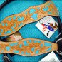 NEW HILASON LEATHER HORSE BRIDLE HEADSTALL BREAST COLLAR WESTERN TURQUOISE INLAY