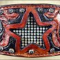 HILASON WESTERN HORSE LEATHER BRIDLE HEADSTALL BLING CRYSTAL INLAY BROWN BLACK