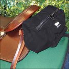 15X6X4 CLASSIC EQUINE CANTLE BAG W/ JACKET ROLL UP LINER BLACK