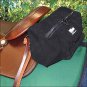 15X6X4 CLASSIC EQUINE CANTLE BAG W/ JACKET ROLL UP LINER BLACK