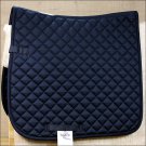 FULL SIZE BLACK HORZE PRINZE DRESSAGE ENGLISH COTTON FOAM SADDLE PAD HORSE