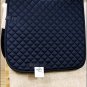 FULL SIZE BLACK HORZE PRINZE DRESSAGE ENGLISH COTTON FOAM SADDLE PAD HORSE