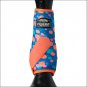 SMALL PRODIGY ATHLETIC HORSE LEG NEOPRENE BOOTS TWO PACK BLUE CORAL BUBBLE