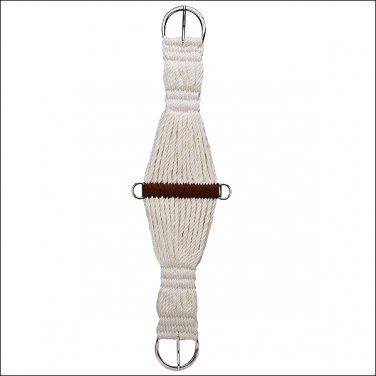 34 inch WEAVER LEATHER NATURAL MOHAIR BLEND 27 STRAND ROPER CINCH