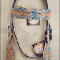 HILASON WESTERN LEATHER HORSE BRIDLE HEADSTALL TURQUOISE HAND PAINT INLAY S311