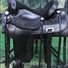 TO107BK-F HILASON TREELESS WESTERN LEATHER TRAIL PLEASURE HORSE RIDING SADDLE 15