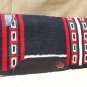 FEP286 MADE IN USA HILASON WESTERN WOOL SHOCK BUSTER SADDLE BLANKET PAD BLACK