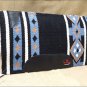 FEP258 MADE IN USA HILASON WESTERN WOOL SHOCK BUSTER SADDLE BLANKET PAD BLACK