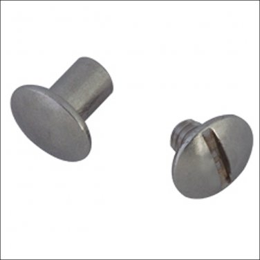1/4" HILASON WESTERN HORSE SADDLE TACK CHICAGO SCREW STAINLESS STEEL 50 SET