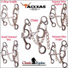 CLASSIC EQUINE SHERRY CERVI COLLECTION DIAMOND SHORT SHANK HORSE GAG BIT