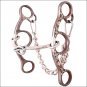 CLASSIC EQUINE SHERRY CERVI COLLECTION DIAMOND SHORT SHANK HORSE GAG BIT