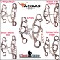 CLASSIC EQUINE SHERRY CERVI COLLECTION DIAMOND SHORT SHANK HORSE GAG BIT