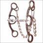 CLASSIC EQUINE SHERRY CERVI COLLECTION DIAMOND SHORT SHANK HORSE GAG BIT