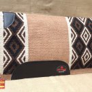 FEP310 MADE IN USA HILASON WESTERN WOOL SHOCK BUSTER SADDLE BLANKET PAD SAND BLA