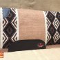 FEP310 MADE IN USA HILASON WESTERN WOOL SHOCK BUSTER SADDLE BLANKET PAD SAND BLA