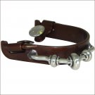 SMOOTH 3 ROWEL BUMPER ANTIQUE FINISH SPUR STAINLESS STEEL