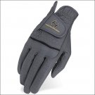 11 SIZE HERITAGE LEATHER PREMIER SHOW HORSE RIDING EQUESTRIAN GLOVE GREY