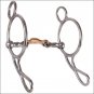 HILASON STAINLESS STEEL HORSE GAG BIT SWEET IRON TWIST DOGBONE 5-1/8" MOUTH