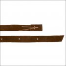 2" X 6" HILASON WESTERN POLYPROPYLENE LEATHER CINCH STRAP BROWN