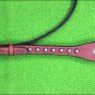 HILASON WESTERN LEATHER HORSE HEADSTALL BRIDLE MAHOGANY TURQUOISE STONE CONCHO
