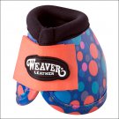 BLUE CORAL BUBBLE WEAVER FASHION NO TURN MEDIUM HORSE BELL BOOTS
