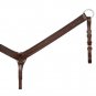 CIRCLE Y 1 1/2" JULIE GOODNIGHT DIAMOND LEATHER TACK TOOLED BREAST COLLAR