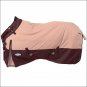 75 inch TAN TOUGH-1 1200D WATERPROOF POLY TURNOUT BLANKET ADJUST SNUGGIT NECK