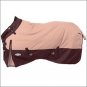 75 inch TAN TOUGH-1 1200D WATERPROOF POLY TURNOUT BLANKET ADJUST SNUGGIT NECK