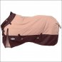 75 inch TAN TOUGH-1 1200D WATERPROOF POLY TURNOUT BLANKET ADJUST SNUGGIT NECK