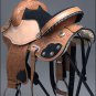 TT203-F HILASON FLEX-TREE BARREL RACING TRAIL RIDING WESTERN SADDLE 17"