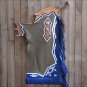 CH202V1-F HILASON WESTERN BULL RIDING GREY SMOOTH LEATHER RODEO WESTERN CHAPS