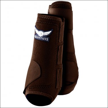 LARGE CACTUS ROPES RELENTLESS ALL AROUND HORSE SPORT BOOT SET OF 4 CHOCOLATE