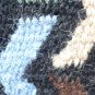 FEP301 MADE N USA HILASON WESTERN WOOL SHOCK BUSTER SADDLE BLANKET PAD BLACK WHI