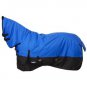 75" TOUGH-1 600D WATERPROOF POLY HORSE FULL NECK TURNOUT BLANKET BLUE ROYAL