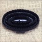 BLACK HILASON HORSE GROOMING SOFT RUBBER JUNIOR CURRY COMB